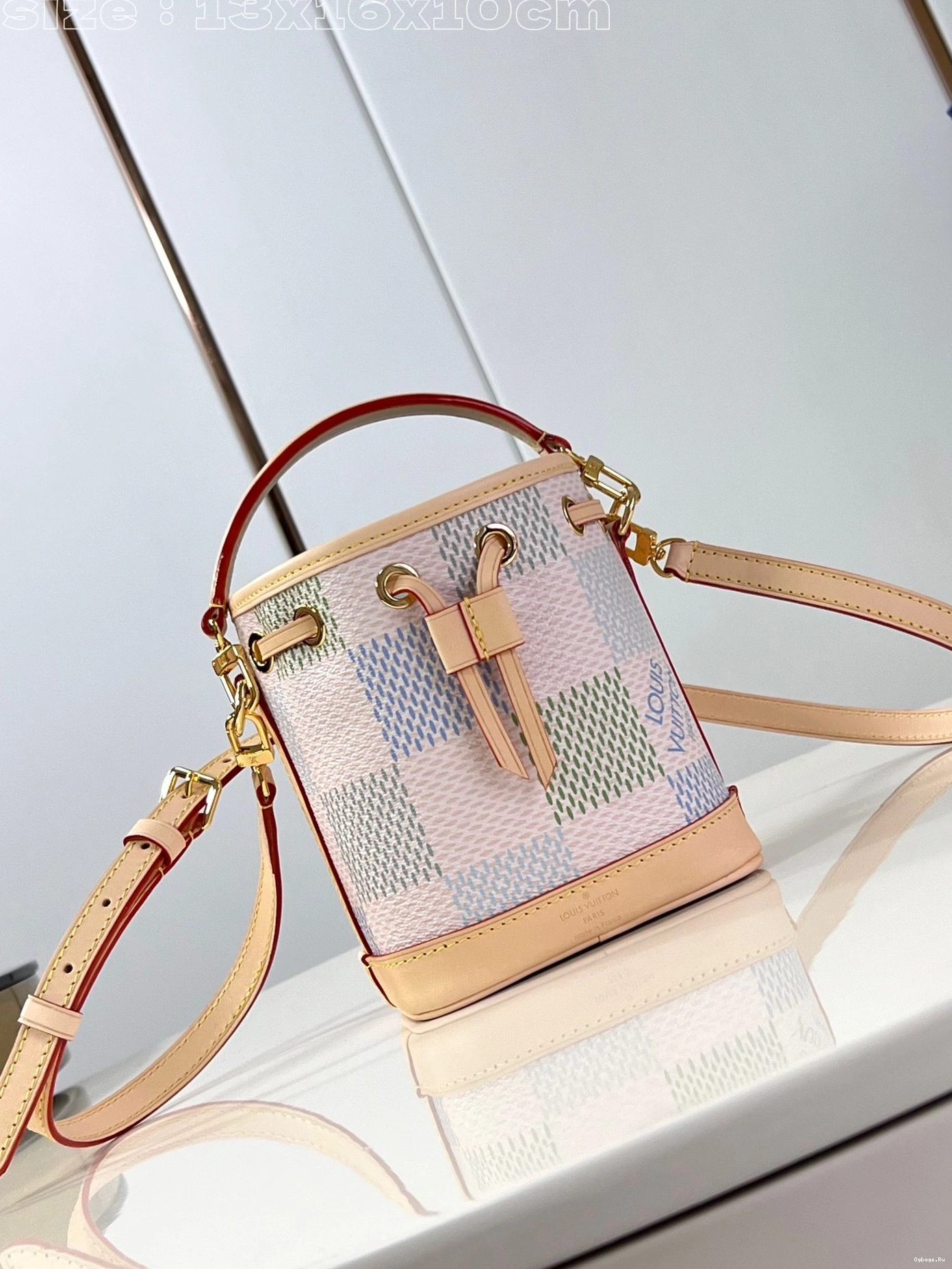 LOUIS NANO NOÉ-13*16*10cm VUITTON 1223